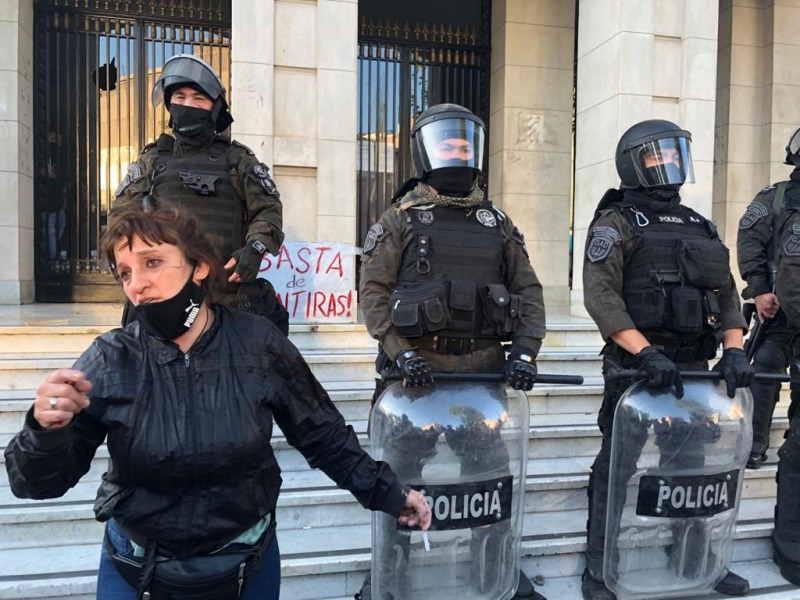 Abuso policial: despus de una tarde de furia, la justicia tom la denuncia